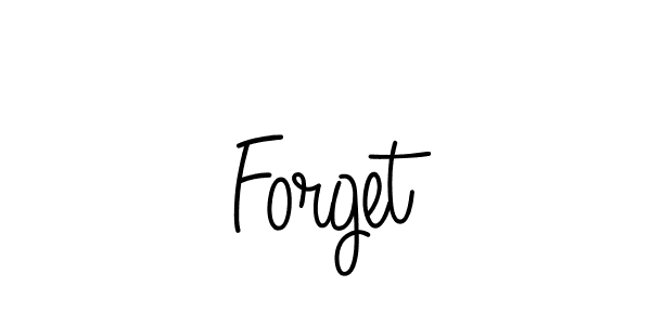 How to make Forget signature? Angelique-Rose-font-FFP is a professional autograph style. Create handwritten signature for Forget name. Forget signature style 5 images and pictures png