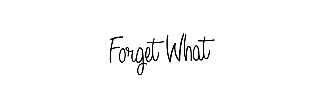 The best way (Angelique-Rose-font-FFP) to make a short signature is to pick only two or three words in your name. The name Forget What include a total of six letters. For converting this name. Forget What signature style 5 images and pictures png