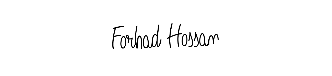 Make a beautiful signature design for name Forhad Hossan. Use this online signature maker to create a handwritten signature for free. Forhad Hossan signature style 5 images and pictures png