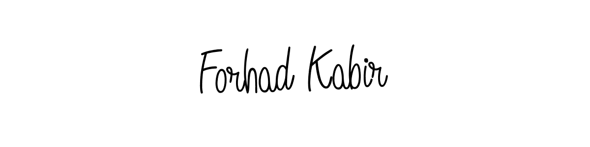 How to make Forhad Kabir signature? Angelique-Rose-font-FFP is a professional autograph style. Create handwritten signature for Forhad Kabir name. Forhad Kabir signature style 5 images and pictures png