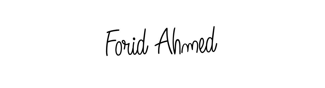 You can use this online signature creator to create a handwritten signature for the name Forid Ahmed. This is the best online autograph maker. Forid Ahmed signature style 5 images and pictures png