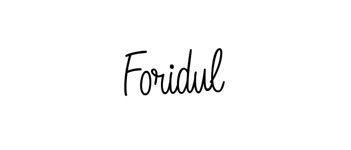 The best way (Angelique-Rose-font-FFP) to make a short signature is to pick only two or three words in your name. The name Foridul include a total of six letters. For converting this name. Foridul signature style 5 images and pictures png