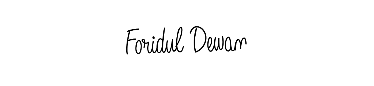 Make a beautiful signature design for name Foridul Dewan. Use this online signature maker to create a handwritten signature for free. Foridul Dewan signature style 5 images and pictures png