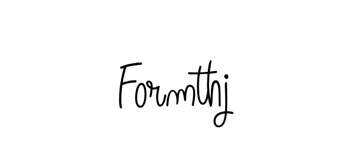 Make a beautiful signature design for name Formthj. With this signature (Angelique-Rose-font-FFP) style, you can create a handwritten signature for free. Formthj signature style 5 images and pictures png