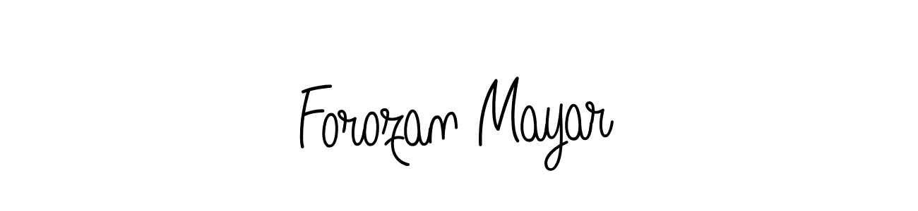 Make a short Forozan Mayar signature style. Manage your documents anywhere anytime using Angelique-Rose-font-FFP. Create and add eSignatures, submit forms, share and send files easily. Forozan Mayar signature style 5 images and pictures png