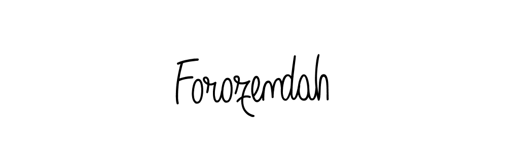 Once you've used our free online signature maker to create your best signature Angelique-Rose-font-FFP style, it's time to enjoy all of the benefits that Forozendah name signing documents. Forozendah signature style 5 images and pictures png