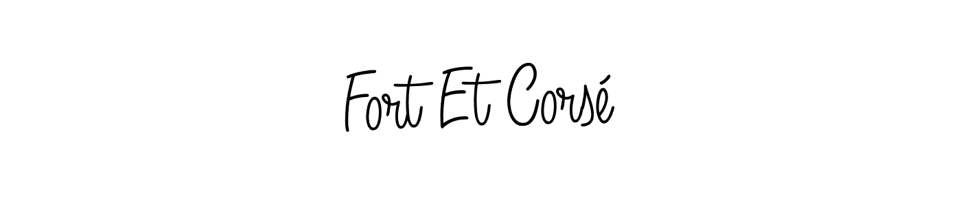 Also You can easily find your signature by using the search form. We will create Fort Et Corsé name handwritten signature images for you free of cost using Angelique-Rose-font-FFP sign style. Fort Et Corsé signature style 5 images and pictures png