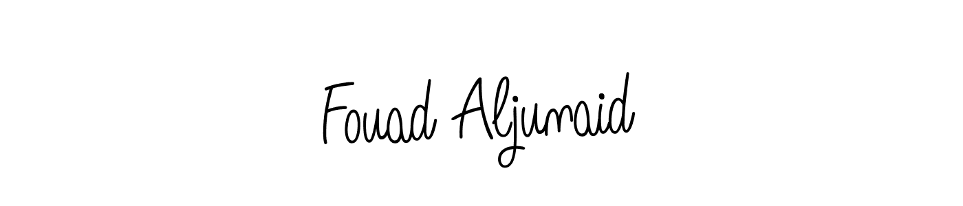 Create a beautiful signature design for name Fouad Aljunaid. With this signature (Angelique-Rose-font-FFP) fonts, you can make a handwritten signature for free. Fouad Aljunaid signature style 5 images and pictures png