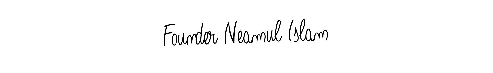 Similarly Angelique-Rose-font-FFP is the best handwritten signature design. Signature creator online .You can use it as an online autograph creator for name Founder Neamul Islam. Founder Neamul Islam signature style 5 images and pictures png