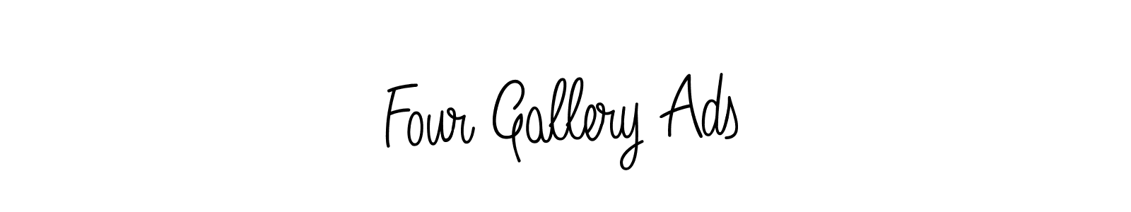 How to Draw Four Gallery Ads signature style? Angelique-Rose-font-FFP is a latest design signature styles for name Four Gallery Ads. Four Gallery Ads signature style 5 images and pictures png