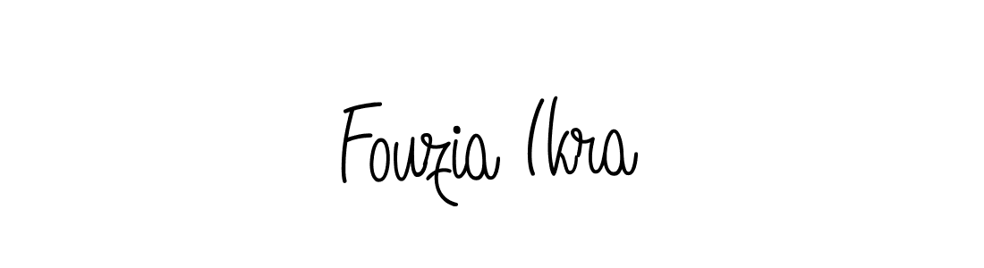 How to make Fouzia Ikra signature? Angelique-Rose-font-FFP is a professional autograph style. Create handwritten signature for Fouzia Ikra name. Fouzia Ikra signature style 5 images and pictures png