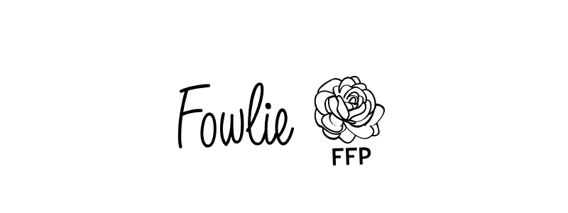 The best way (Angelique-Rose-font-FFP) to make a short signature is to pick only two or three words in your name. The name Fowlie 7 include a total of six letters. For converting this name. Fowlie 7 signature style 5 images and pictures png