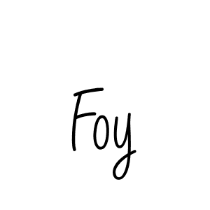 Design your own signature with our free online signature maker. With this signature software, you can create a handwritten (Angelique-Rose-font-FFP) signature for name Foy. Foy signature style 5 images and pictures png