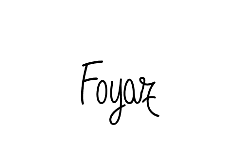 Make a beautiful signature design for name Foyaz. With this signature (Angelique-Rose-font-FFP) style, you can create a handwritten signature for free. Foyaz signature style 5 images and pictures png