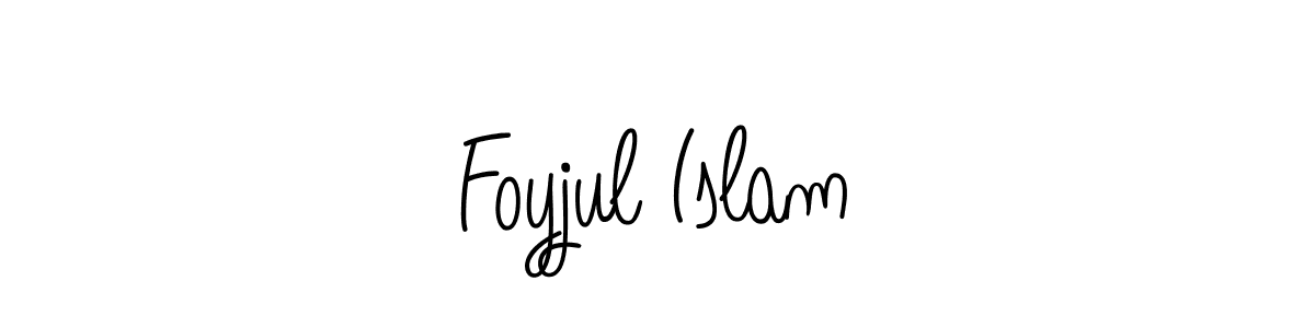 How to make Foyjul Islam name signature. Use Angelique-Rose-font-FFP style for creating short signs online. This is the latest handwritten sign. Foyjul Islam signature style 5 images and pictures png