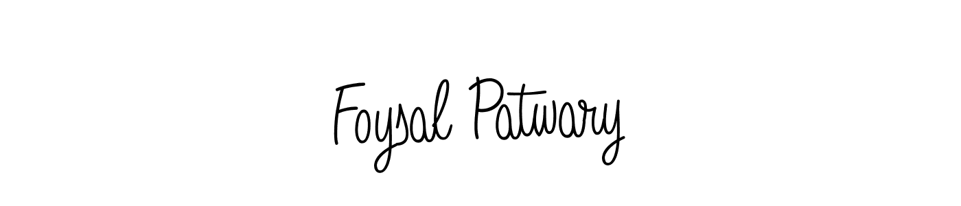 How to make Foysal Patwary signature? Angelique-Rose-font-FFP is a professional autograph style. Create handwritten signature for Foysal Patwary name. Foysal Patwary signature style 5 images and pictures png