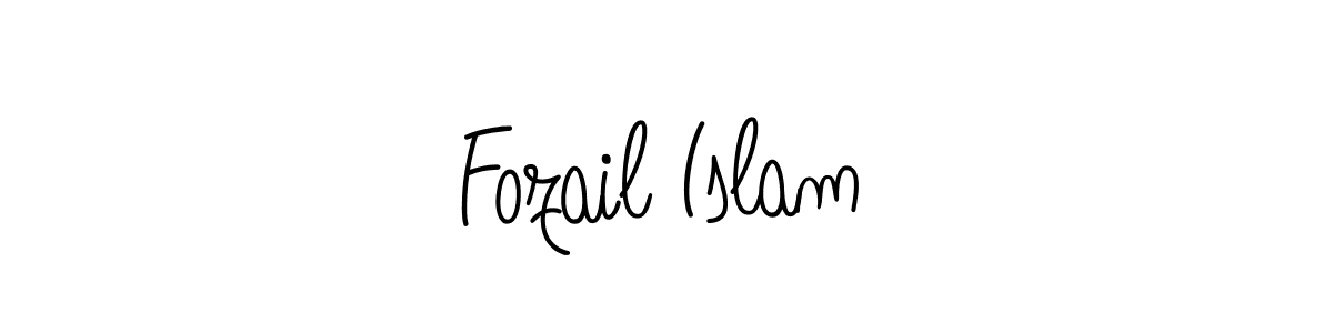 Also we have Fozail Islam name is the best signature style. Create professional handwritten signature collection using Angelique-Rose-font-FFP autograph style. Fozail Islam signature style 5 images and pictures png