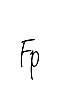 Design your own signature with our free online signature maker. With this signature software, you can create a handwritten (Angelique-Rose-font-FFP) signature for name Fp. Fp signature style 5 images and pictures png