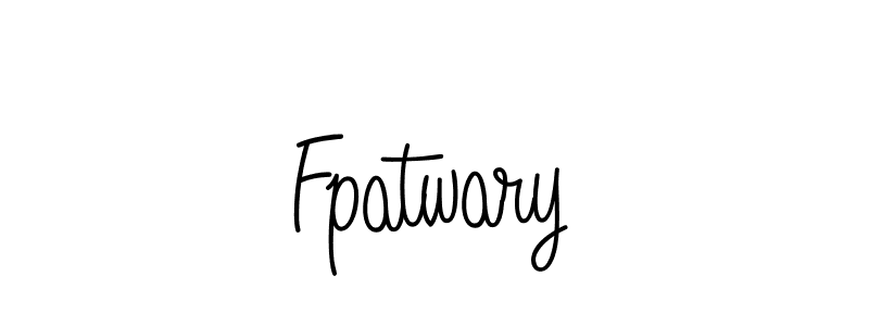 How to Draw Fpatwary signature style? Angelique-Rose-font-FFP is a latest design signature styles for name Fpatwary. Fpatwary signature style 5 images and pictures png