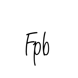 You should practise on your own different ways (Angelique-Rose-font-FFP) to write your name (Fpb) in signature. don't let someone else do it for you. Fpb signature style 5 images and pictures png