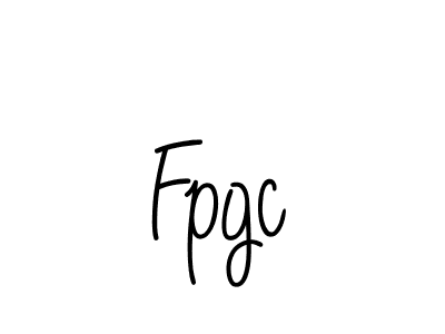 Use a signature maker to create a handwritten signature online. With this signature software, you can design (Angelique-Rose-font-FFP) your own signature for name Fpgc. Fpgc signature style 5 images and pictures png