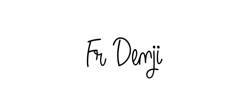 if you are searching for the best signature style for your name Fr Denji. so please give up your signature search. here we have designed multiple signature styles  using Angelique-Rose-font-FFP. Fr Denji signature style 5 images and pictures png