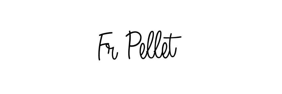 You should practise on your own different ways (Angelique-Rose-font-FFP) to write your name (Fr Pellet) in signature. don't let someone else do it for you. Fr Pellet signature style 5 images and pictures png