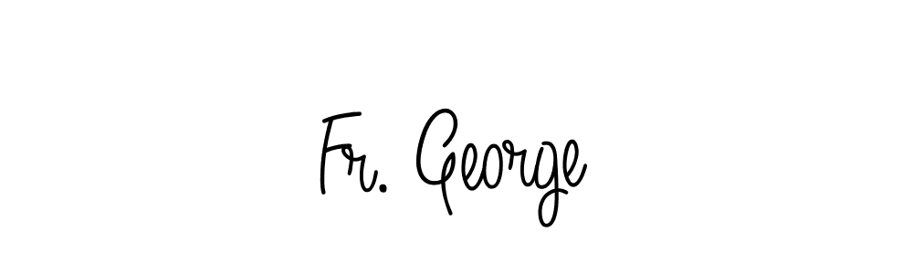 Use a signature maker to create a handwritten signature online. With this signature software, you can design (Angelique-Rose-font-FFP) your own signature for name Fr. George. Fr. George signature style 5 images and pictures png