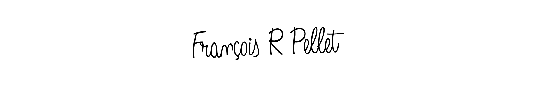 Make a beautiful signature design for name François R Pellet. With this signature (Angelique-Rose-font-FFP) style, you can create a handwritten signature for free. François R Pellet signature style 5 images and pictures png