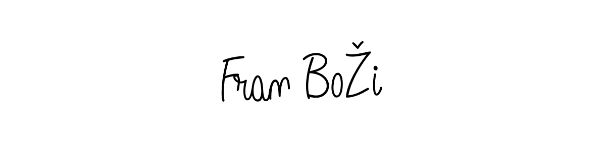 The best way (Angelique-Rose-font-FFP) to make a short signature is to pick only two or three words in your name. The name Fran BoŽiĆ include a total of six letters. For converting this name. Fran BoŽiĆ signature style 5 images and pictures png