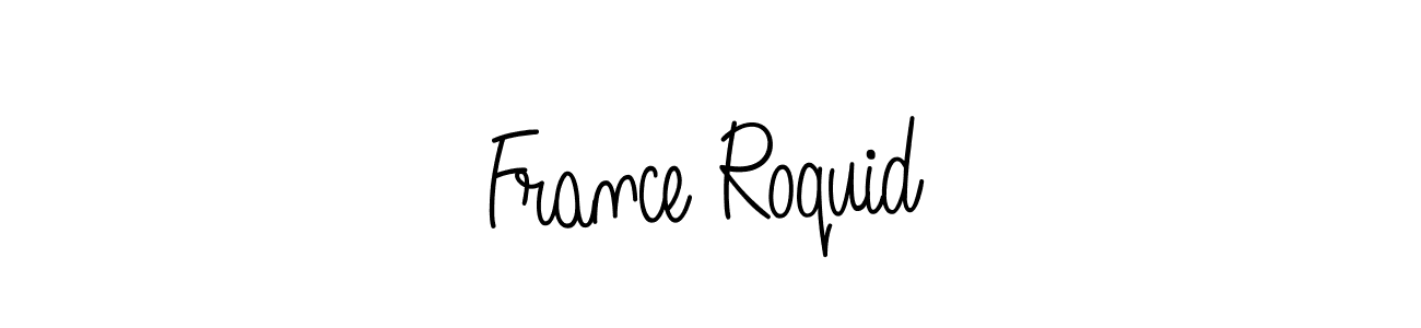 You can use this online signature creator to create a handwritten signature for the name France Roquid. This is the best online autograph maker. France Roquid signature style 5 images and pictures png