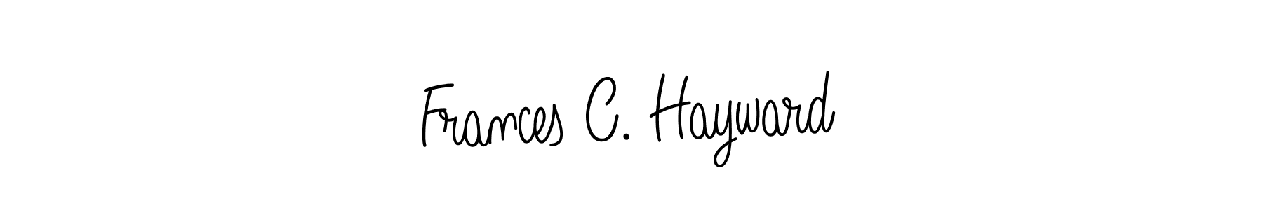 Angelique-Rose-font-FFP is a professional signature style that is perfect for those who want to add a touch of class to their signature. It is also a great choice for those who want to make their signature more unique. Get Frances C. Hayward name to fancy signature for free. Frances C. Hayward signature style 5 images and pictures png