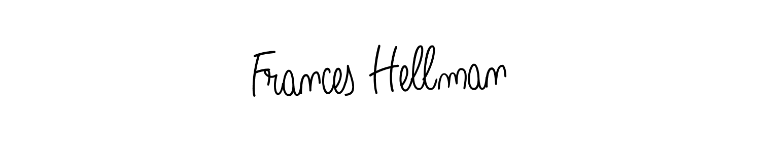 Use a signature maker to create a handwritten signature online. With this signature software, you can design (Angelique-Rose-font-FFP) your own signature for name Frances Hellman. Frances Hellman signature style 5 images and pictures png