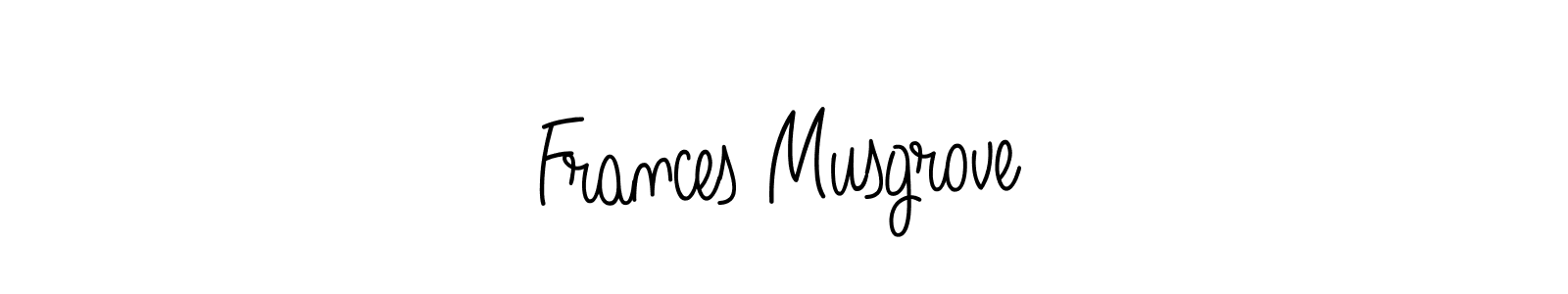 Make a short Frances Musgrove signature style. Manage your documents anywhere anytime using Angelique-Rose-font-FFP. Create and add eSignatures, submit forms, share and send files easily. Frances Musgrove signature style 5 images and pictures png