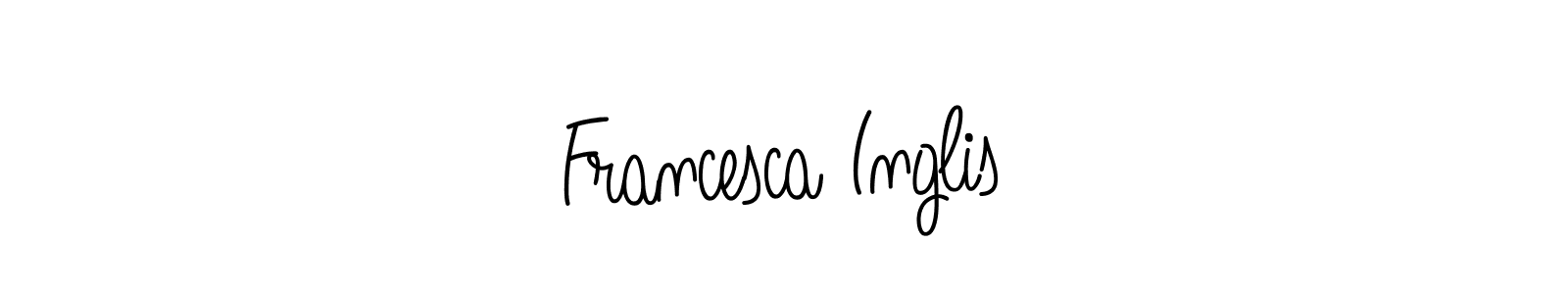 Create a beautiful signature design for name Francesca Inglis. With this signature (Angelique-Rose-font-FFP) fonts, you can make a handwritten signature for free. Francesca Inglis signature style 5 images and pictures png