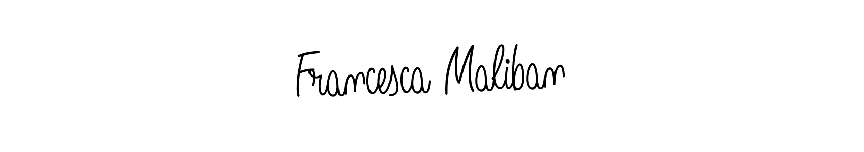 Check out images of Autograph of Francesca Maliban name. Actor Francesca Maliban Signature Style. Angelique-Rose-font-FFP is a professional sign style online. Francesca Maliban signature style 5 images and pictures png