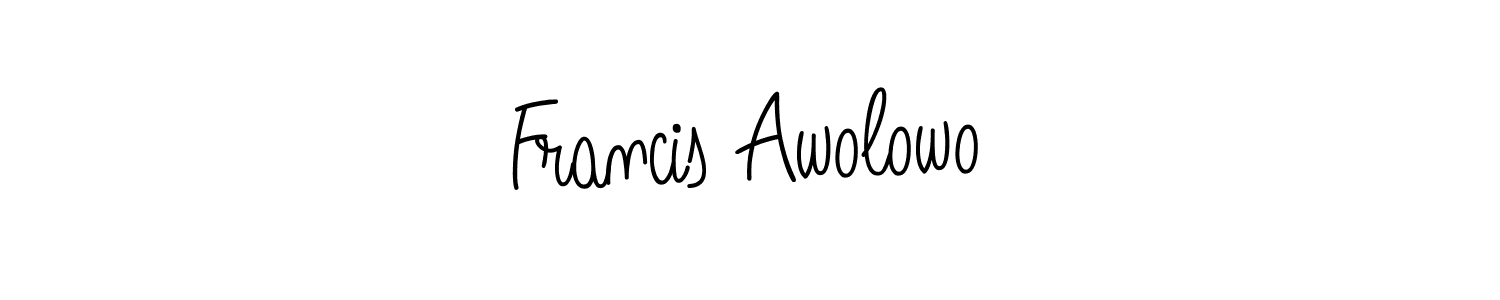 Make a beautiful signature design for name Francis Awolowo. Use this online signature maker to create a handwritten signature for free. Francis Awolowo signature style 5 images and pictures png