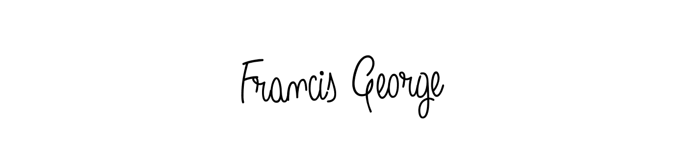 Create a beautiful signature design for name Francis George. With this signature (Angelique-Rose-font-FFP) fonts, you can make a handwritten signature for free. Francis George signature style 5 images and pictures png