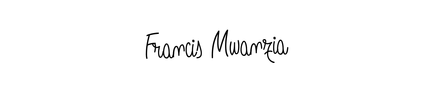 Make a beautiful signature design for name Francis Mwanzia. With this signature (Angelique-Rose-font-FFP) style, you can create a handwritten signature for free. Francis Mwanzia signature style 5 images and pictures png