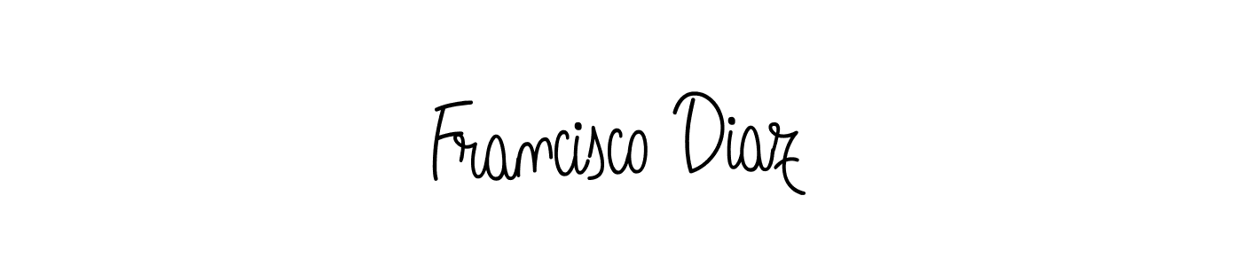 Best and Professional Signature Style for Francisco Diaz. Angelique-Rose-font-FFP Best Signature Style Collection. Francisco Diaz signature style 5 images and pictures png