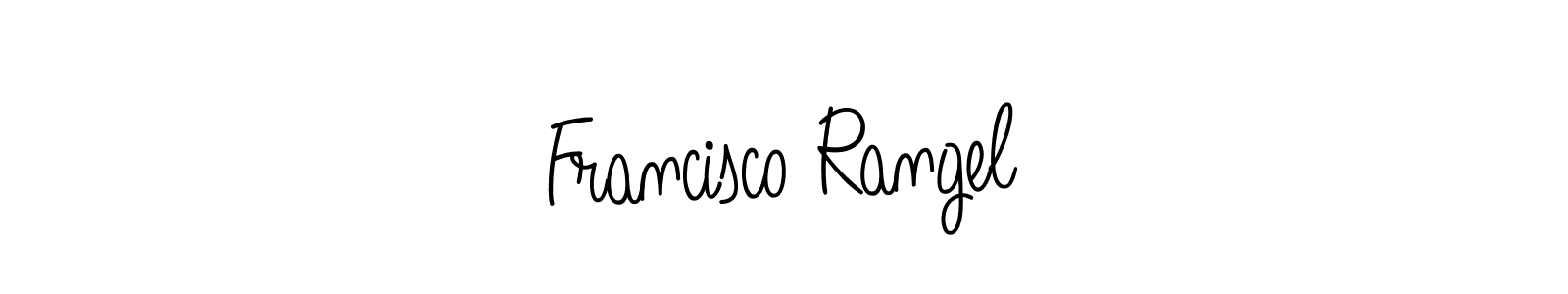 Design your own signature with our free online signature maker. With this signature software, you can create a handwritten (Angelique-Rose-font-FFP) signature for name Francisco Rangel. Francisco Rangel signature style 5 images and pictures png