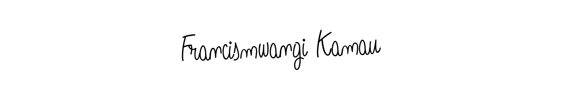 Make a beautiful signature design for name Francismwangi Kamau. Use this online signature maker to create a handwritten signature for free. Francismwangi Kamau signature style 5 images and pictures png