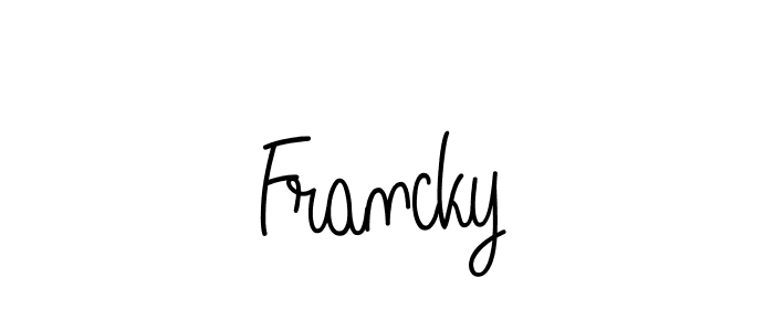 Make a beautiful signature design for name Francky. Use this online signature maker to create a handwritten signature for free. Francky signature style 5 images and pictures png