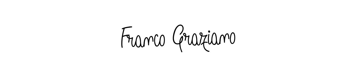 How to make Franco Graziano signature? Angelique-Rose-font-FFP is a professional autograph style. Create handwritten signature for Franco Graziano name. Franco Graziano signature style 5 images and pictures png