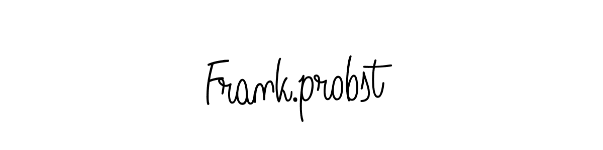 This is the best signature style for the Frank.probst name. Also you like these signature font (Angelique-Rose-font-FFP). Mix name signature. Frank.probst signature style 5 images and pictures png