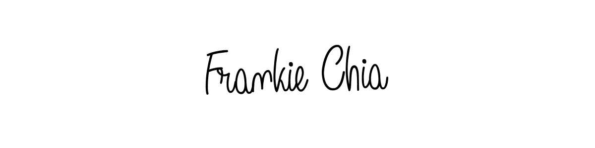 Frankie Chia stylish signature style. Best Handwritten Sign (Angelique-Rose-font-FFP) for my name. Handwritten Signature Collection Ideas for my name Frankie Chia. Frankie Chia signature style 5 images and pictures png
