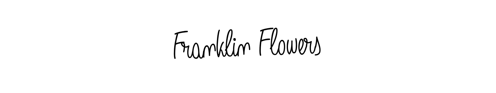 Create a beautiful signature design for name Franklin Flowers. With this signature (Angelique-Rose-font-FFP) fonts, you can make a handwritten signature for free. Franklin Flowers signature style 5 images and pictures png