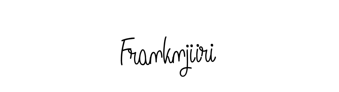 Design your own signature with our free online signature maker. With this signature software, you can create a handwritten (Angelique-Rose-font-FFP) signature for name Franknjiiri. Franknjiiri signature style 5 images and pictures png