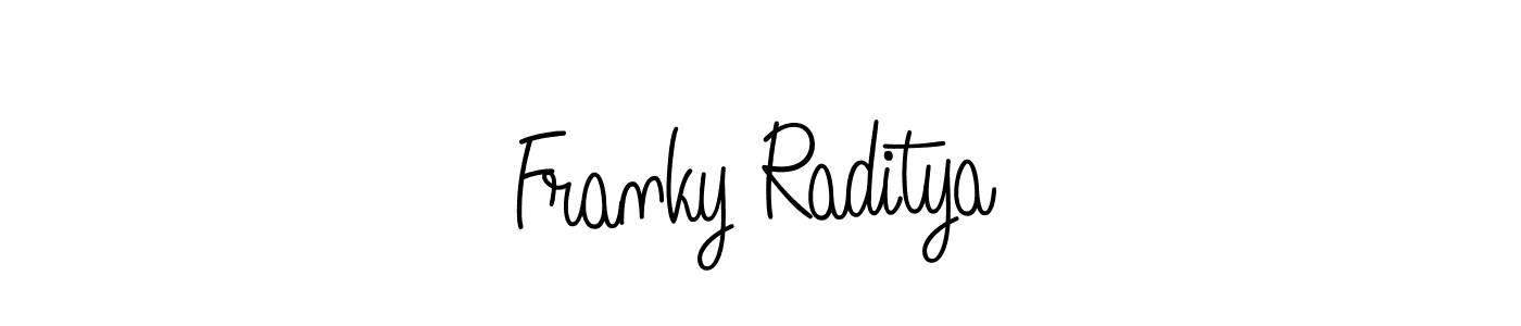 Make a beautiful signature design for name Franky Raditya. Use this online signature maker to create a handwritten signature for free. Franky Raditya signature style 5 images and pictures png