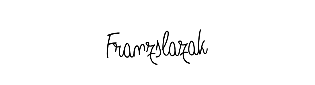 How to make Franzslazak signature? Angelique-Rose-font-FFP is a professional autograph style. Create handwritten signature for Franzslazak name. Franzslazak signature style 5 images and pictures png
